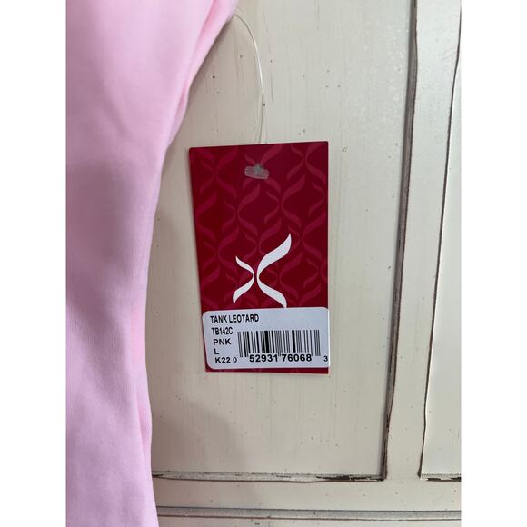 NWT Capezio size childs large CL pink leotard - Picture 2 of 3